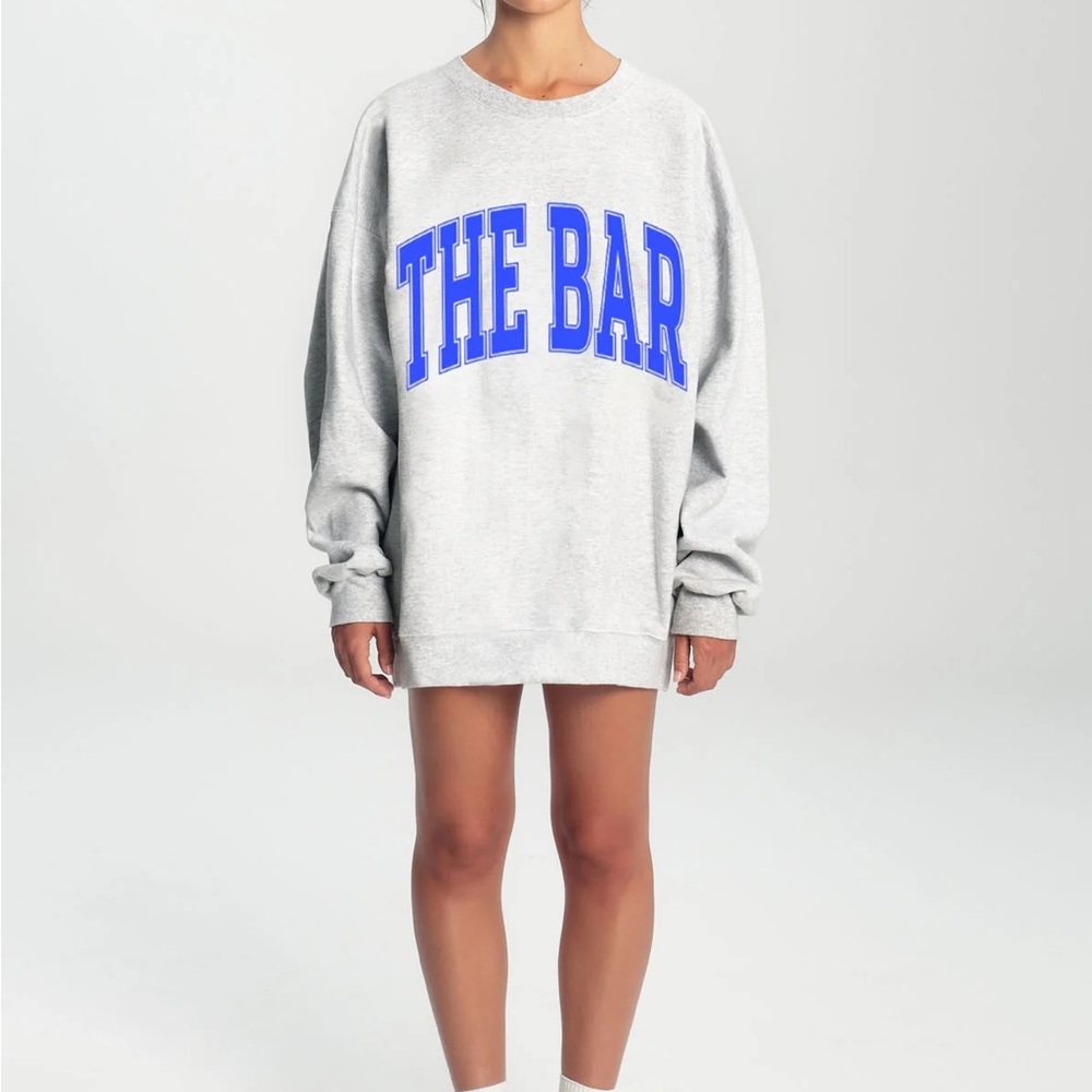 SOLD Gray THE BAR Sweatshirt